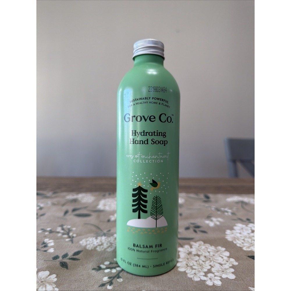 Grove Co. Hydrating Hand Soap‎ BALSAM FIR Natural Fragrance 13 Fl Oz